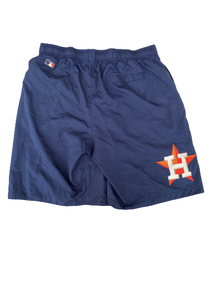 Nick Tanielu Houston Astros Workout Shorts (Size XL)