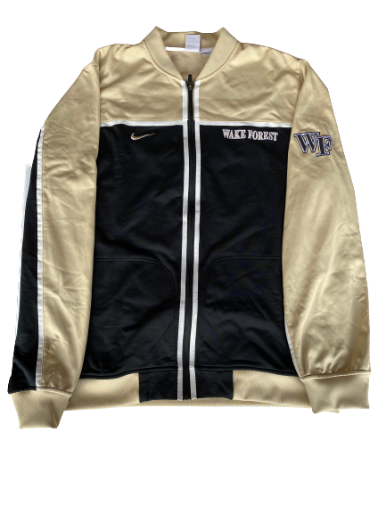 L.D. Williams Wake Forest Basketball Team Exclusive Warm-Up Jacket (Size XXL)