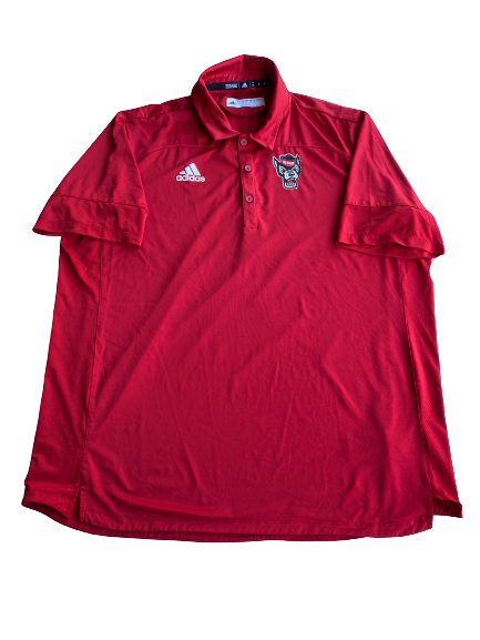 Dylan Autenrieth NC State Adidas Polo Shirt (Size XXL)