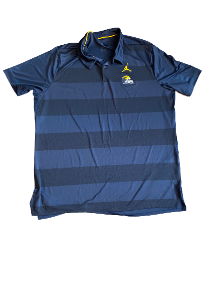 Mike McCray Michigan Football Jordan Polo Shirt (Size XL)