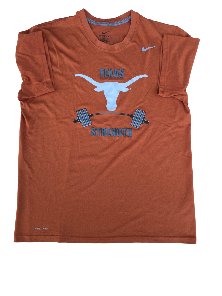 Dylan Haines Texas Football Team Exclusive "Texas Strength" Shirt (Size L)