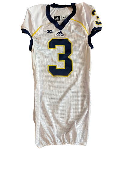 Mike McCray Michigan Team Issued Official Game Jersey