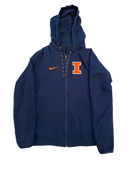 Annika Gereau Illinois Nike Zip-Up Jacket (Size Women&