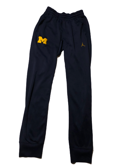 Charles Matthews Michigan Team Issued Jordan Sweatpants (Size L)