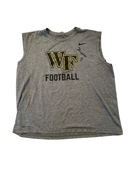 Kendall Hinton Wake Forest Football Team Issued Tank (Size L)