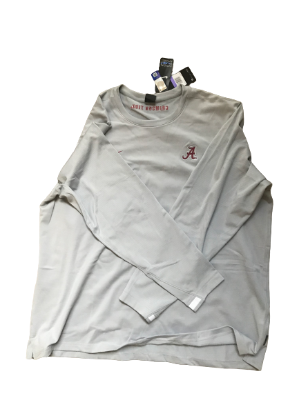 Dallas Warmack Alabama Team Issued Long Sleeve Shirt (Size XXXL)