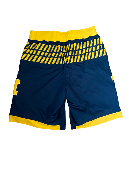 Spike Albrecht Michigan Basketball Game Worn Shorts (Size L)