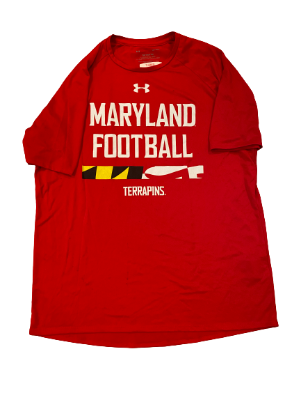 D.J. Turner Maryland Football Team Issued Shirt (Size L)
