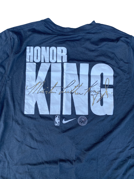 Jordan Ford NBA "HONOR MLK" NBA Warm Up Shirt (Size L)