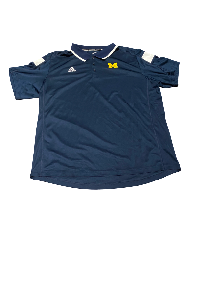 Harrison Wenson Michigan Adidas Polo Shirt (Size XXL)