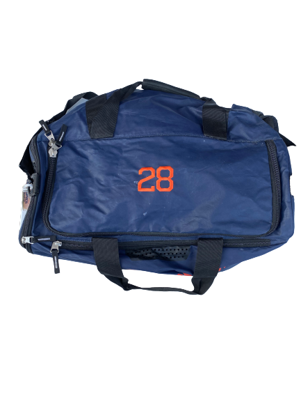 Chris Fredrick Syracuse Football Team Issued Duffel Bag with Travel Tag