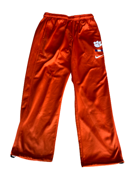 J.C. Chalk Clemson Football Team Issued Travel Sweatpants (Size XL)