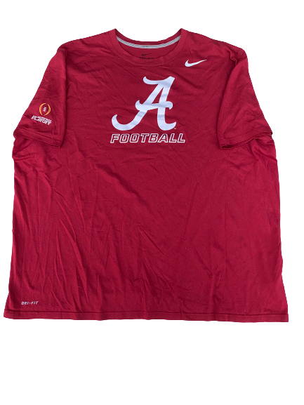 Bradley Bozeman Alabama Football Nike College Football Playoff Player-Exclusive T-Shirt (Size XXXL)