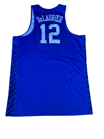 Javin DeLaurier Duke Basketball 2017-2018 Game-Worn Jersey (Size 52 +4 Length)