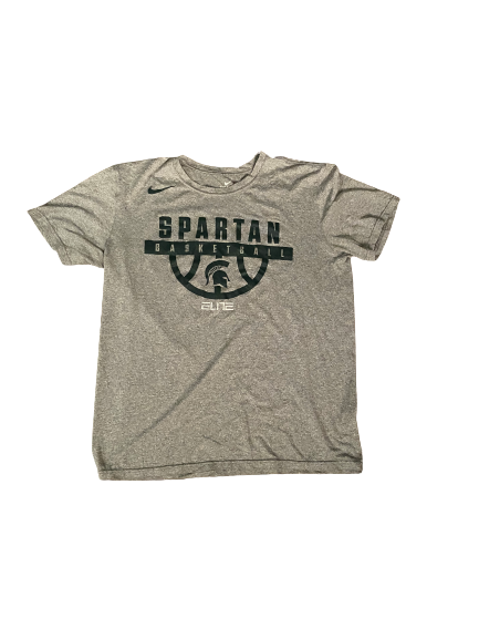 Cassius Winston Michigan State "Spartan Basketball" Nike T-Shirt (Size L)