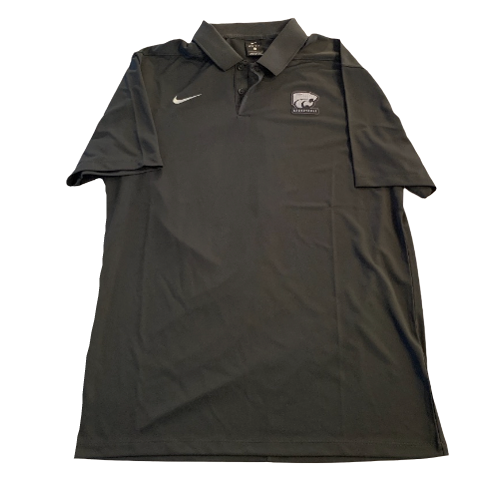 Mike McGuirl Kansas State Basketball Team Issued Travel Polo (Size XL)