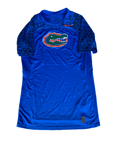 Nick Oelrich Florida Football Team Exclusive Compression Workout Shirt (Size XXL)