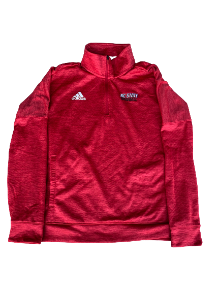 Patrick Bailey NC State Baseball Team Issued Quarter-Zip Pullover (Size L)