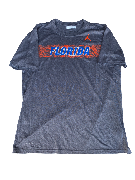 Nick Oelrich Florida Football Team Issued Workout Shirt (Size L)