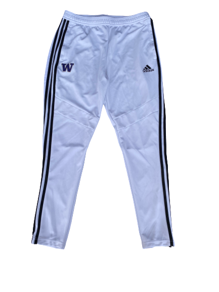 Nahziah Carter Washington Adidas Sweatpants (Size L)