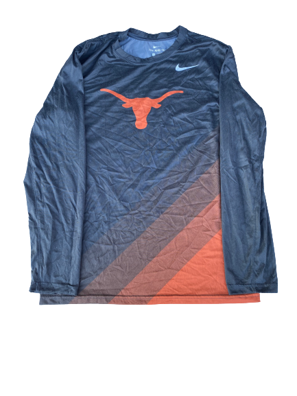 Jack Geiger Texas Football Team Issued Long Sleeve Shirt (Size M)