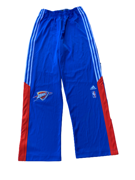 Kyle Singler Oklahoma City Thunder Game Warm-Up Snap-Off Pants (Size XL)