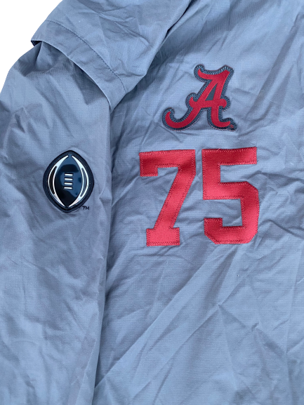 Bradley Bozeman Alabama Nike College Football Playoff Player-Exclusive 1/4 Zip With Number (Size XXXXL)
