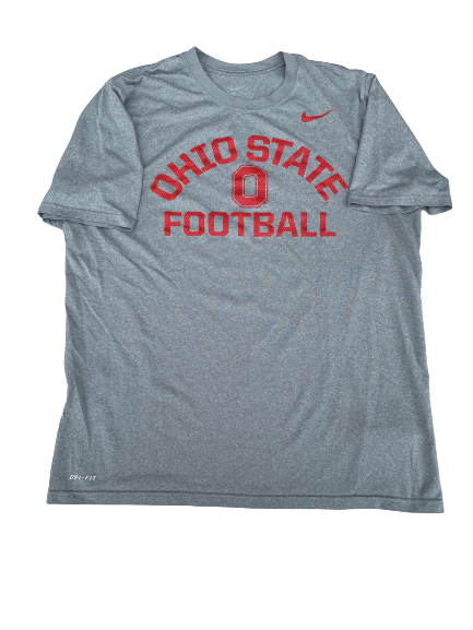 Brendon White Ohio State Team Issued Workout Shirt (Size L/XL)