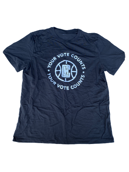 Jordan Ford Los Angeles Clippers "YOUR VOTE COUNTS" PE T-Shirt (Size L)