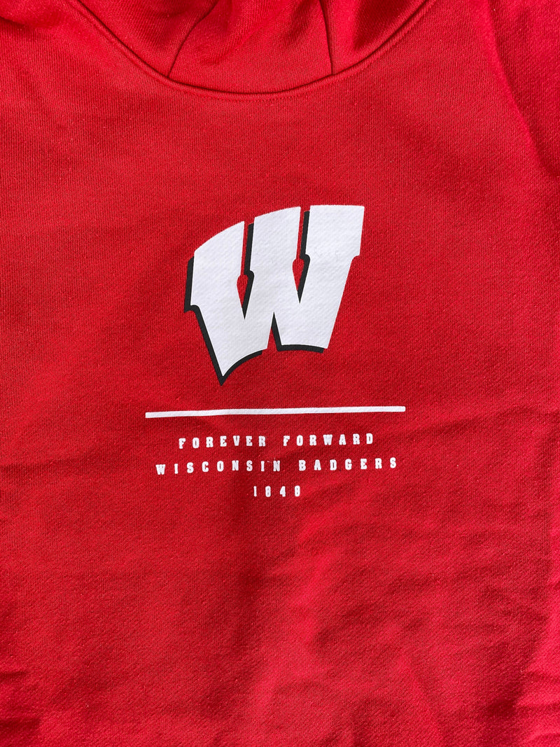Eric Burrell Wisconsin Football Player-Exclusive Sleeveless Hoodie (Size L)