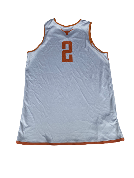 Matt Coleman Texas Basketball Reversible Practice Jersey (Size L)