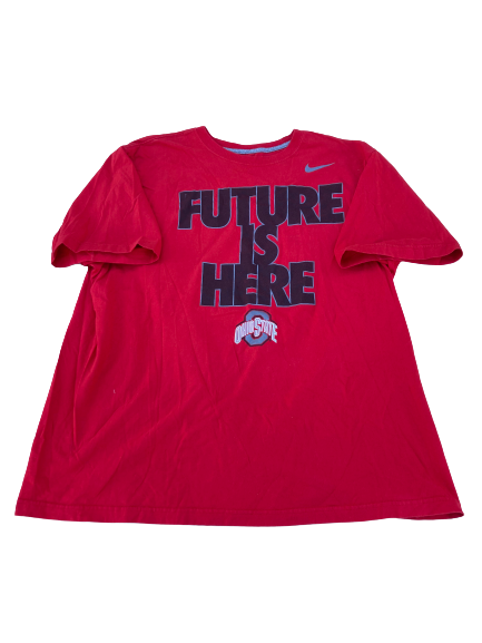 Brady Taylor Ohio State Football Team Issued "Future Is Here" T-Shirt (Size XXL)