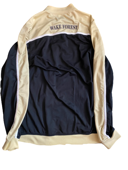 Torry Johnson Wake Forest Nike Zip-Up Jacket (Size LT)