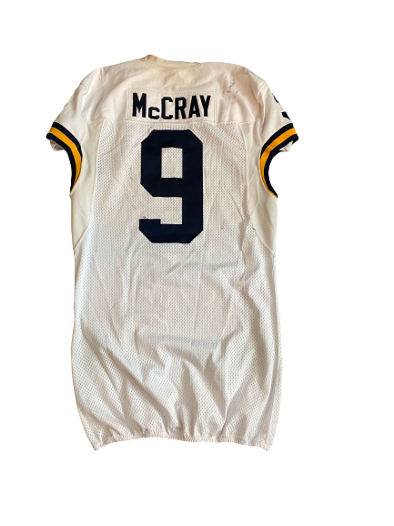 Mike McCray Michigan Football Game Worn Jersey