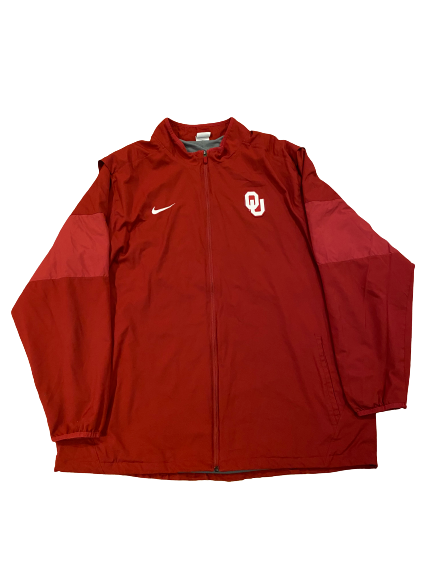 Adrian Ealy Oklahoma Football Team Issued Travel Jacket (Size XXXL)