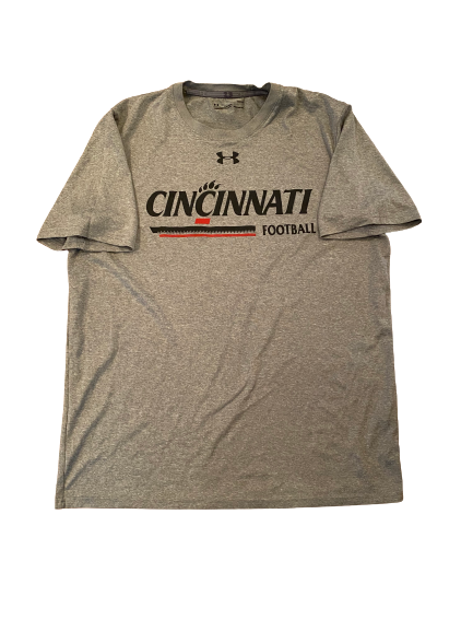 Gerrid Doaks Cincinnati Football Under Armour T-Shirt (Size L)