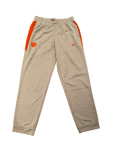 Clyde Trapp Clemson Basketball Team Issued Travel Sweatpants (Size L)