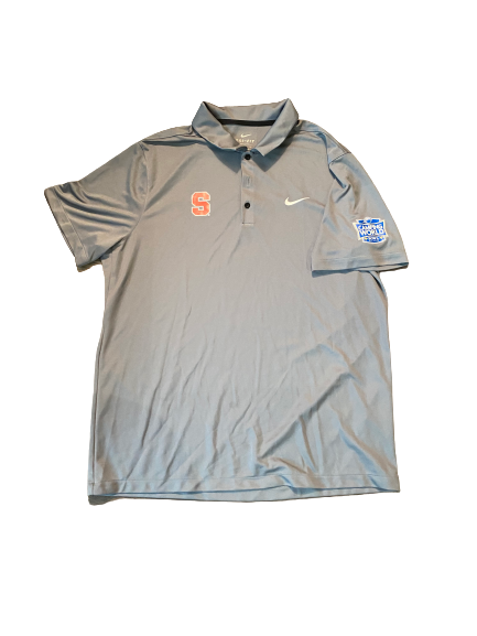 Evan Foster Syracuse Football Team Exclusive "Camping World Bowl" Polo Shirt (Size XL)