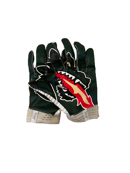Jordan Smith UAB Football Game Worn Player Exclusive Gloves