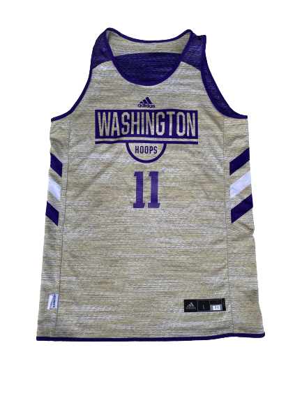 Nahziah Carter Washington Basketball Reversible Practice Jersey (Size L +2 Length)