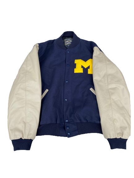 Stephen Spanellis Michigan Football Athlete Exclusive Varsity Jacket (Size 3XL)