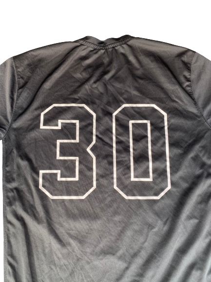 Scotty Bradley Indiana Baseball Practice Shirt with Number on Back (Size XL)