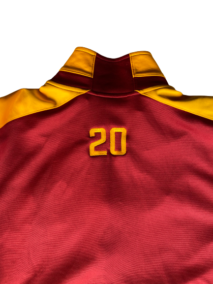 Austin Manning USC Team Issued Warm-Up Jacket with Number (Size M/L)