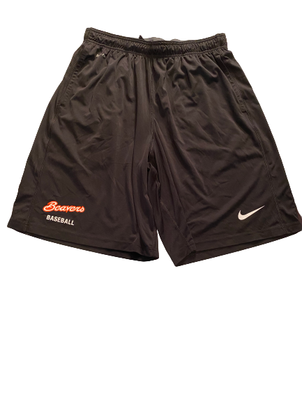 Grant Gambrell Oregon State Baseball Team Issued Workout Shorts (Size XL)
