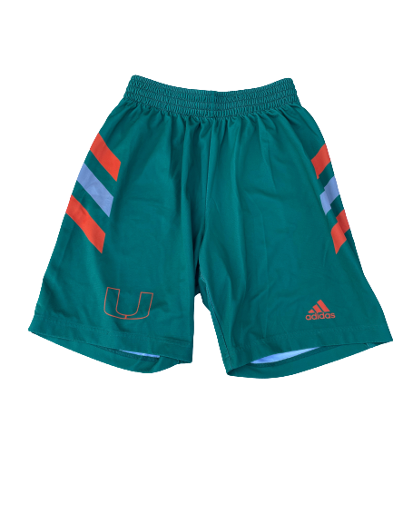 Anthony Lawrence Miami Basketball Team Issued Practice Shorts (Size M)