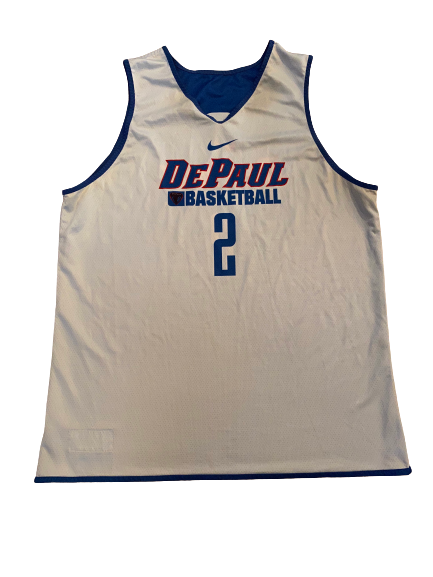 Tommy Hamilton DePaul Basketball Reversible Practice Jersey (Size XXL +2 Length)
