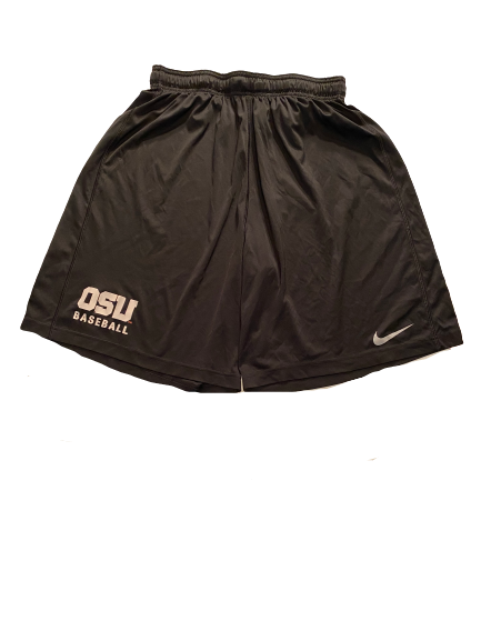 Grant Gambrell Oregon State Baseball Team Issued Workout Shorts (Size XL)