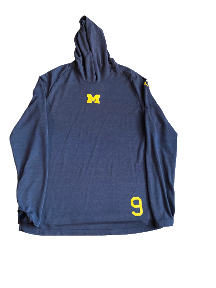 Mike McCray Michigan Jordan Sweatshirt With Number (Size XL)