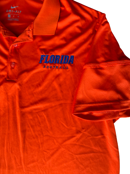 Jacob Tilghman Florida Football Team Issued Polo Shirt (Size XL)