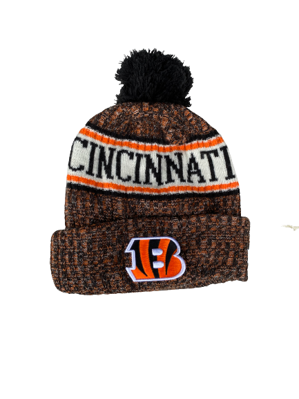 Hardy Nickerson Jr. Cincinnati Bengals Team Issued Beanie Hat